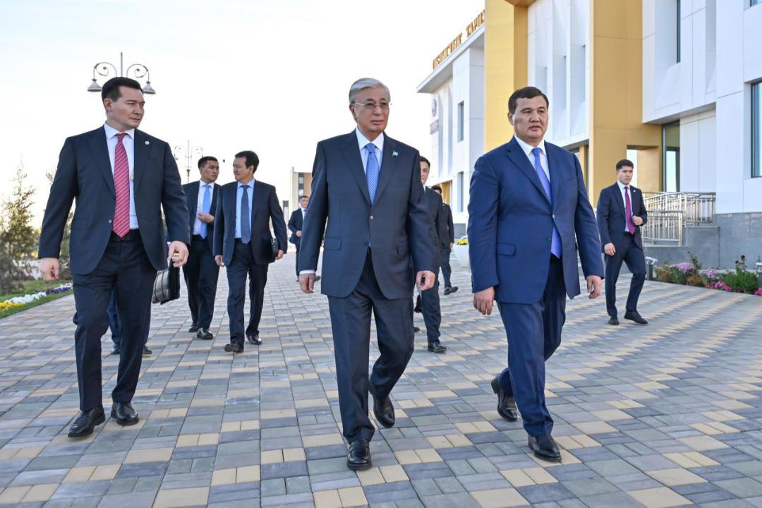 Касым-Жомарт Токаев посетил Центр настольного тенниса