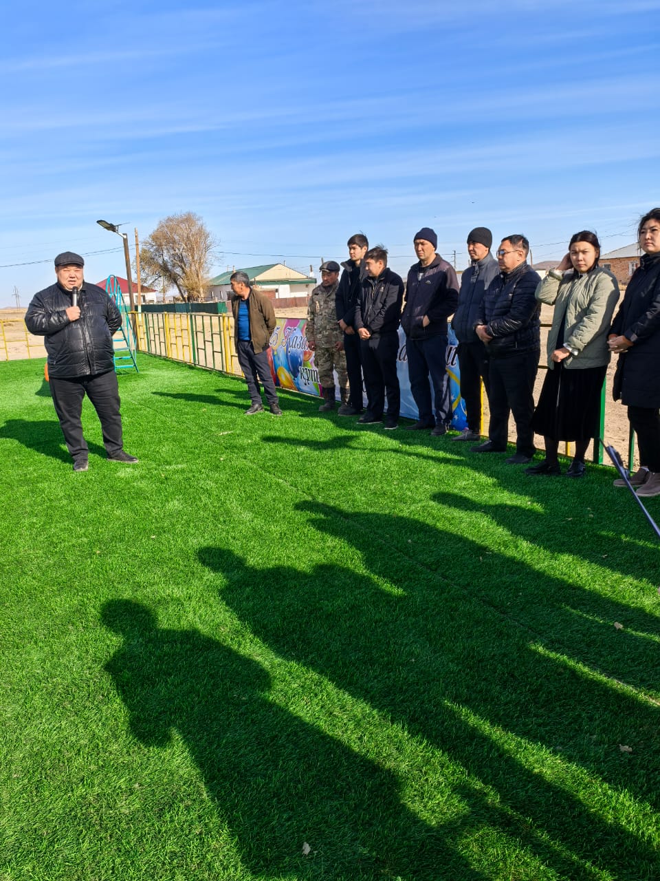 Ко Дню Республики в селе открыта детская игровая площадка