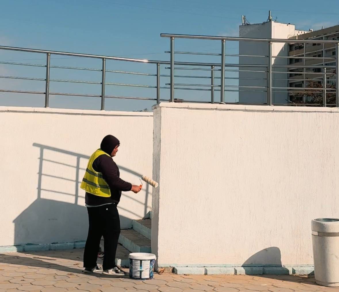 Работы по благоустройству Актау продолжаются