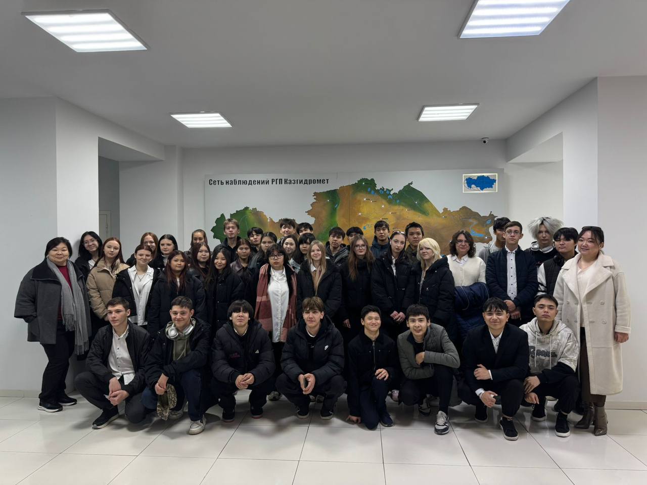 Студенты Технологического колледжа посетили РГП «Казгидромет»