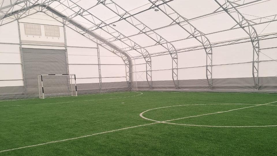 В посёлке Мойынты Шетского района появился крытый футбольный стадион   