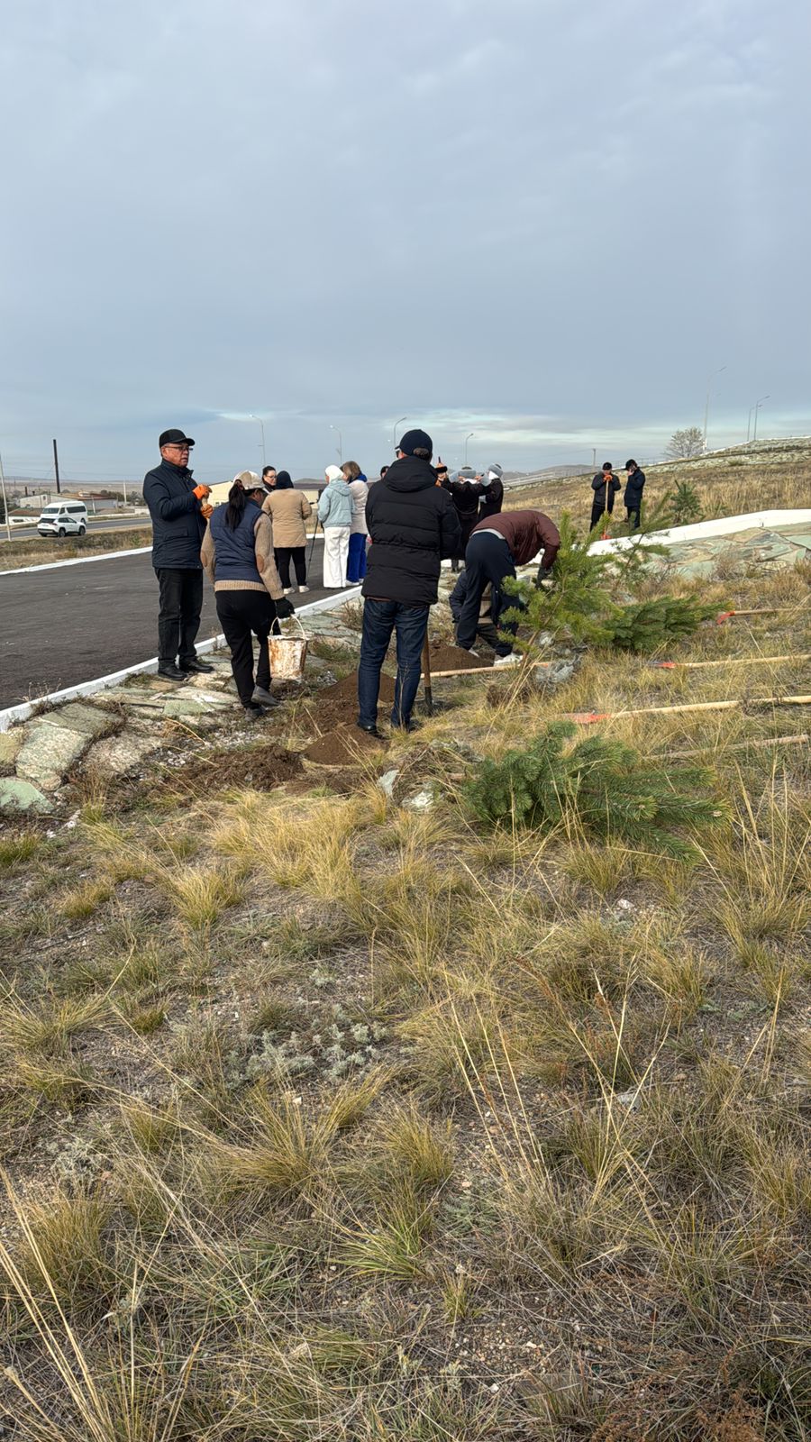 В поселке Ботакара начались осенние субботники