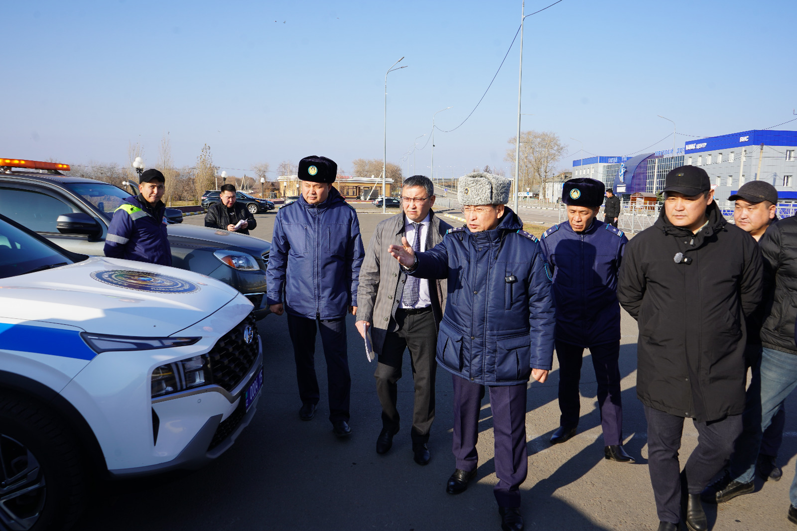 Подготовка к зиме: в СКО полицейские приняли участие в смотре дорожной автотехники