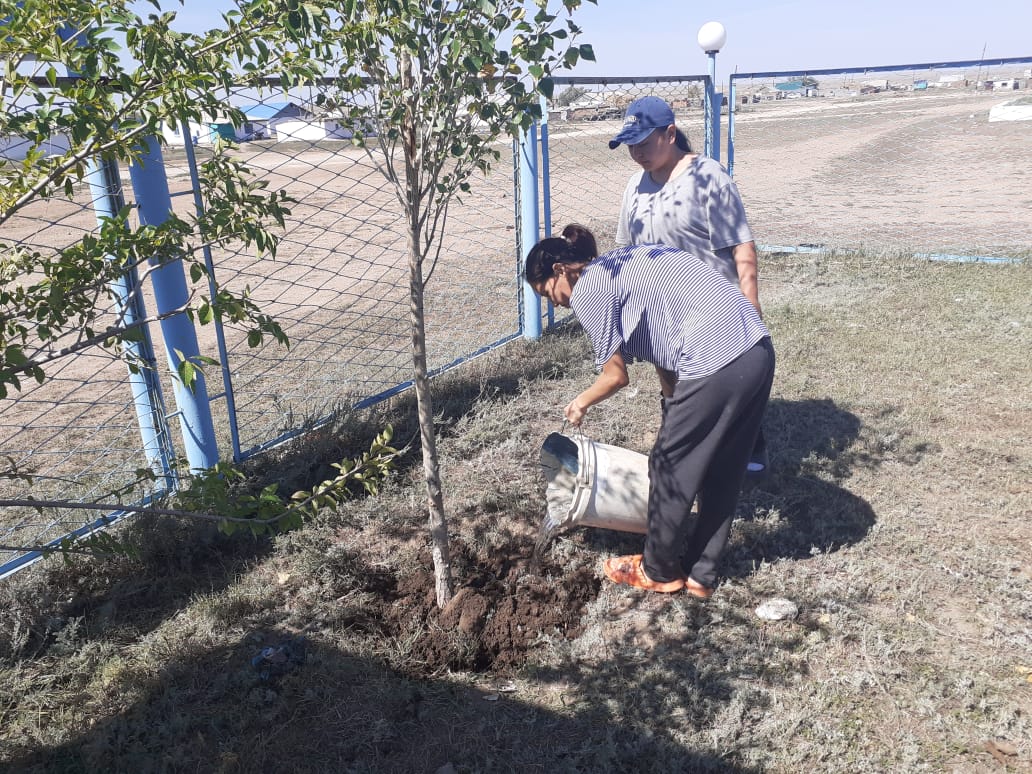 Весенний двухмесячник по санитарной очистке, благоустройству и озеленению  “Таза бейсенбі”