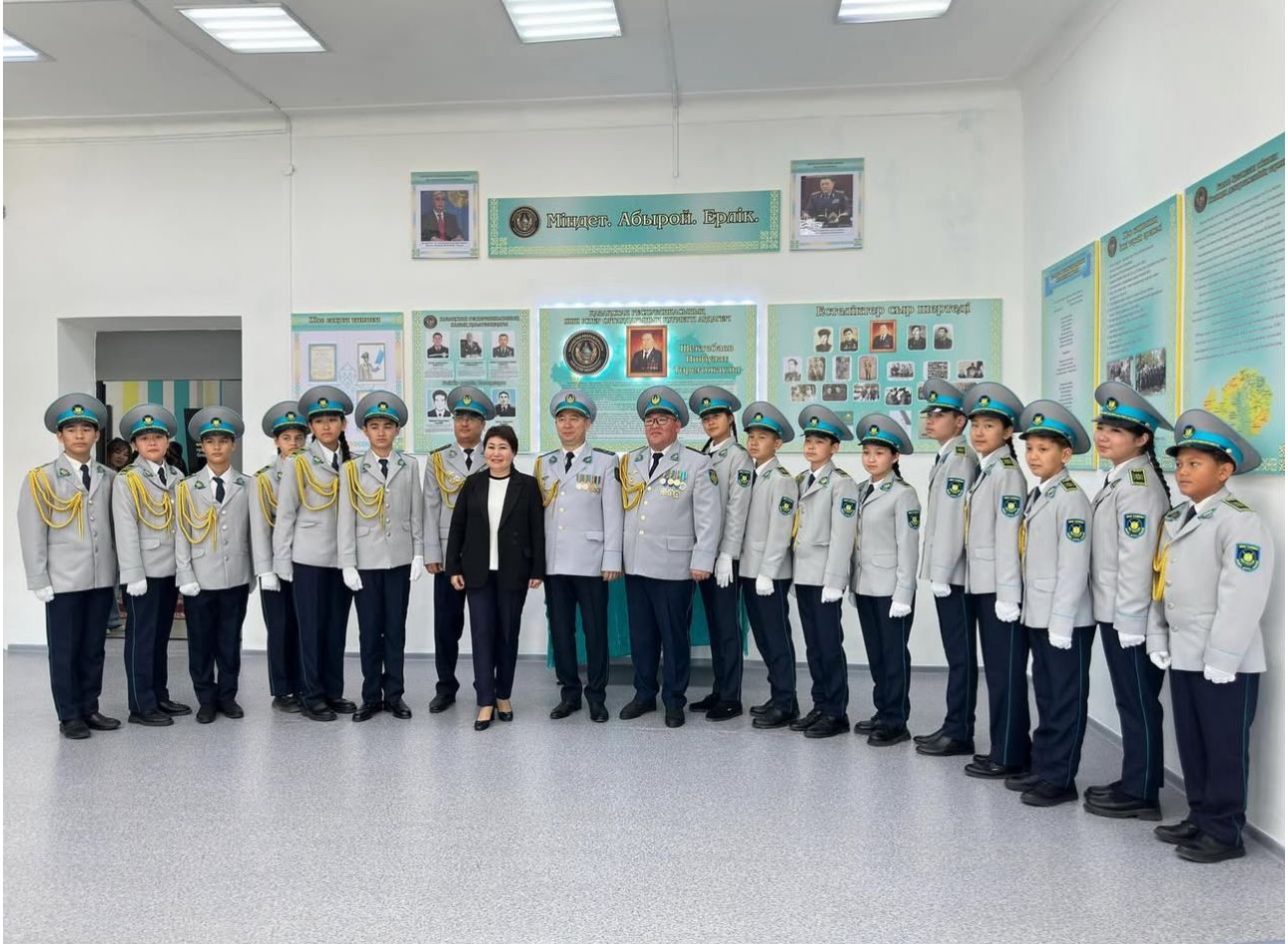 БҚО-да “Заң мен тәртіп”тұжырымдамасы аясында «Жас сақшы» сыныптары ашылды