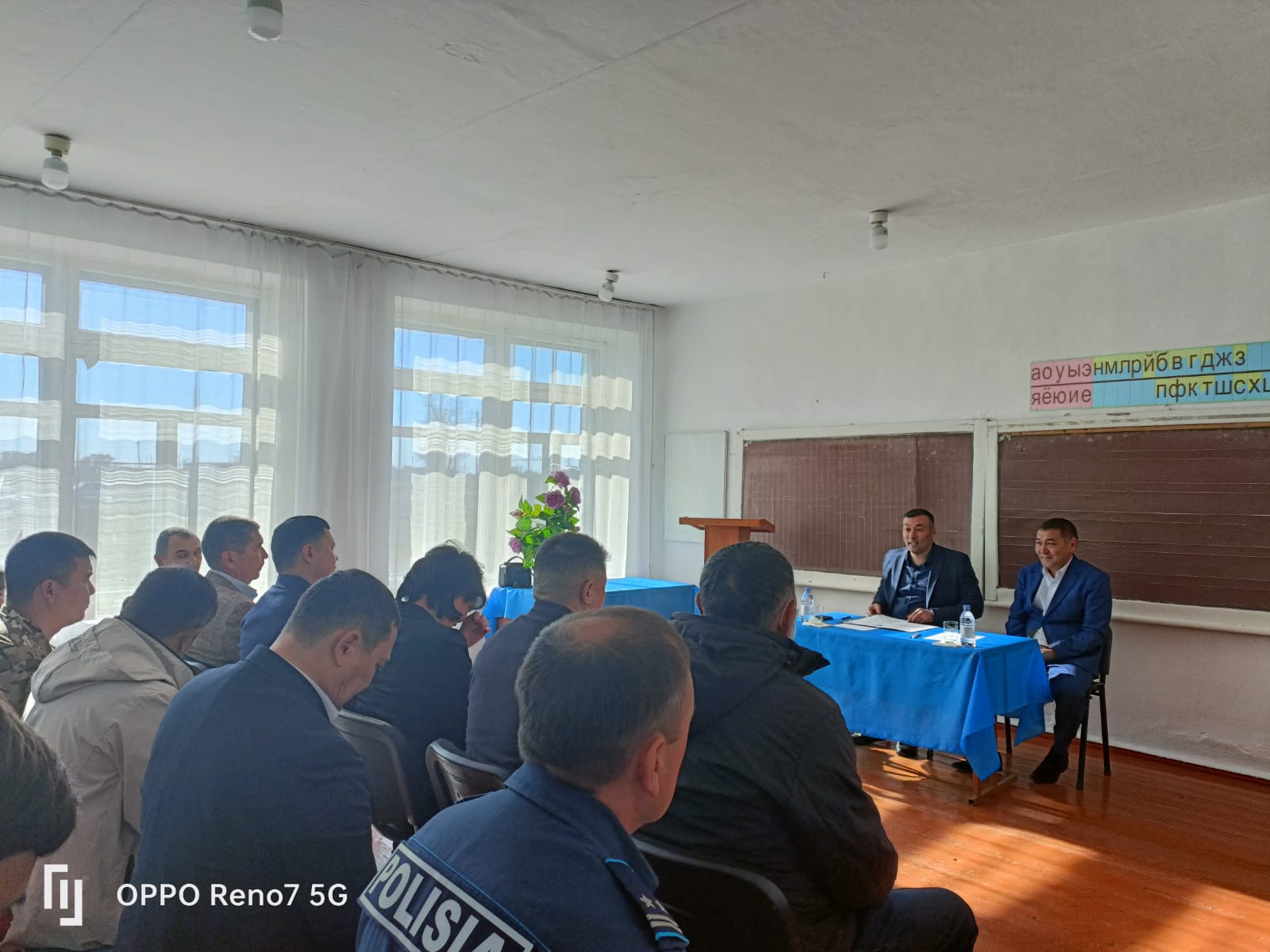 Отчетная встреча  акима Житикаринского района Жаныспаева А.А. с населением сельского округа