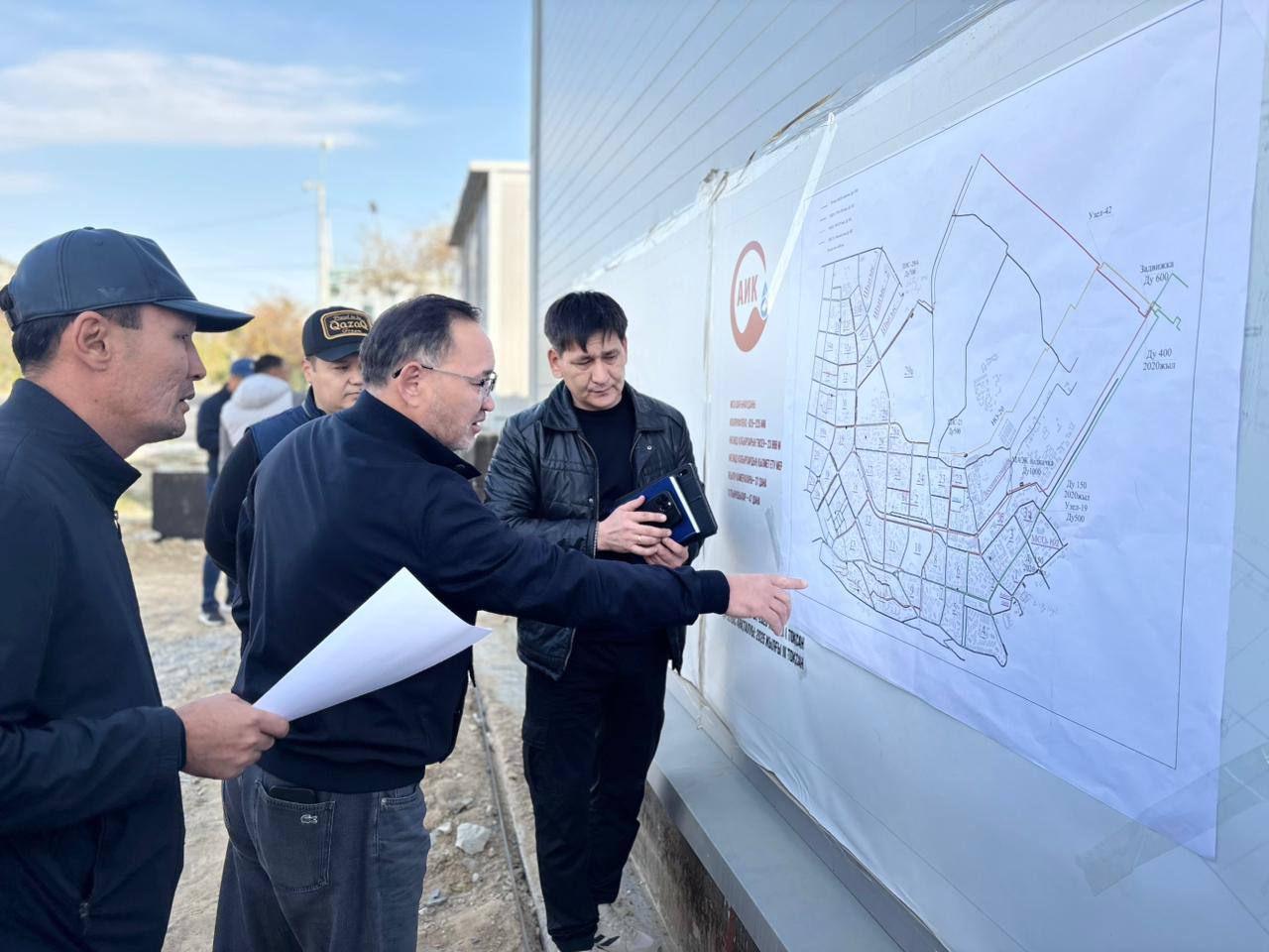 Аварийные участки теплосетей Актау – под особым контролем