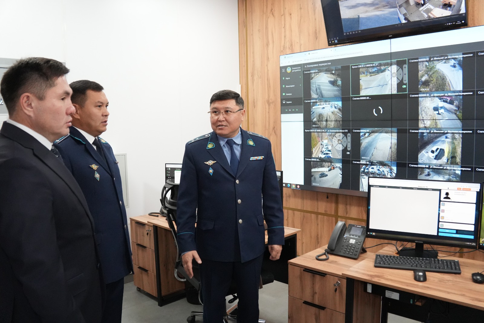 В Осакаровском районе открыт современный Центр оперативного управления полиции