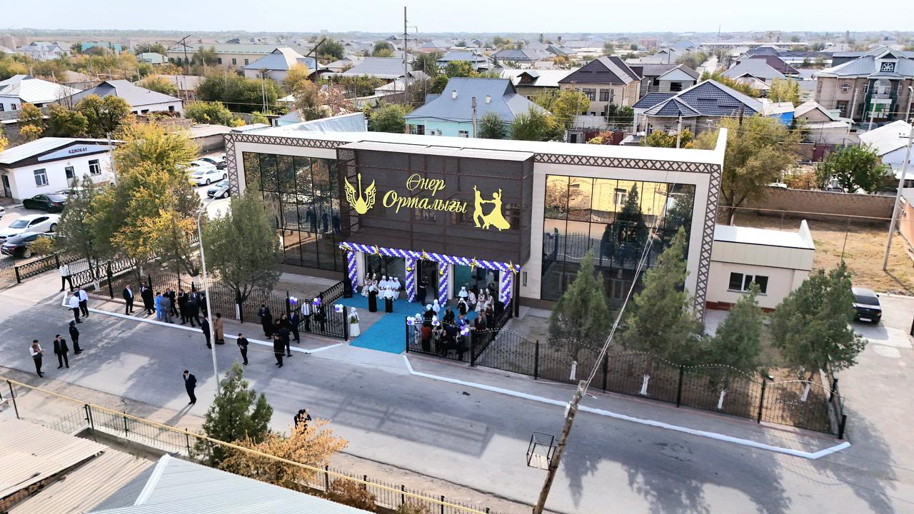 В ТУРКЕСТАНЕ ОТКРЫТ СОВРЕМЕННЫЙ ЦЕНТР ИСКУССТВ