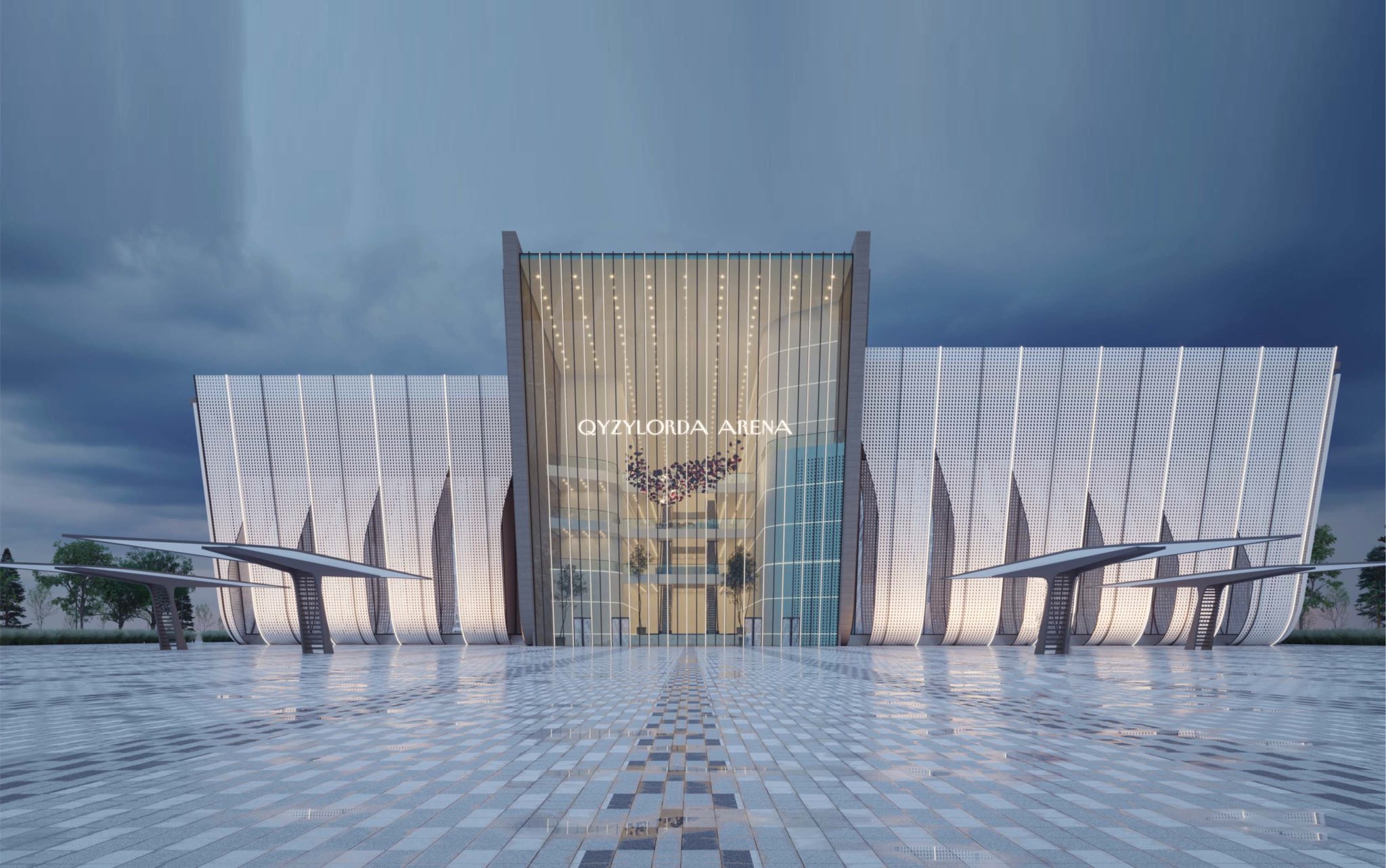 Глава региона ознакомился с ходом строительства многофункционального спортивного комплекса «Кызылорда арена»