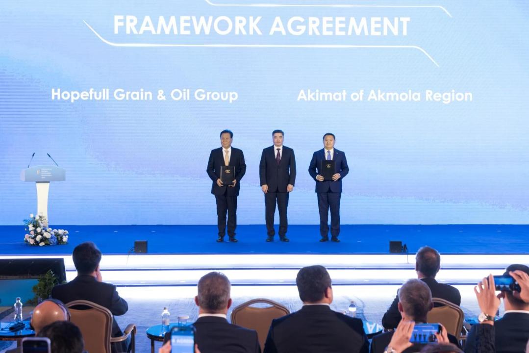 В Акмолинской области подписано стратегическое соглашение по реализации проекта глубокой переработки зерна