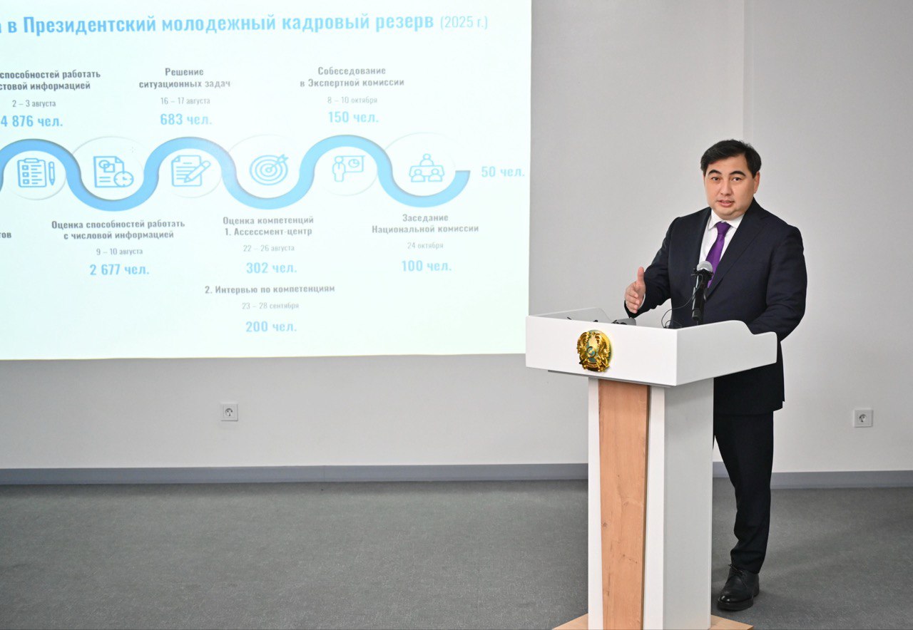 Председатель АДГС провел брифинг по итогам отбора в Президентский молодежный кадровый резерв-2025 и встретился с резервистами