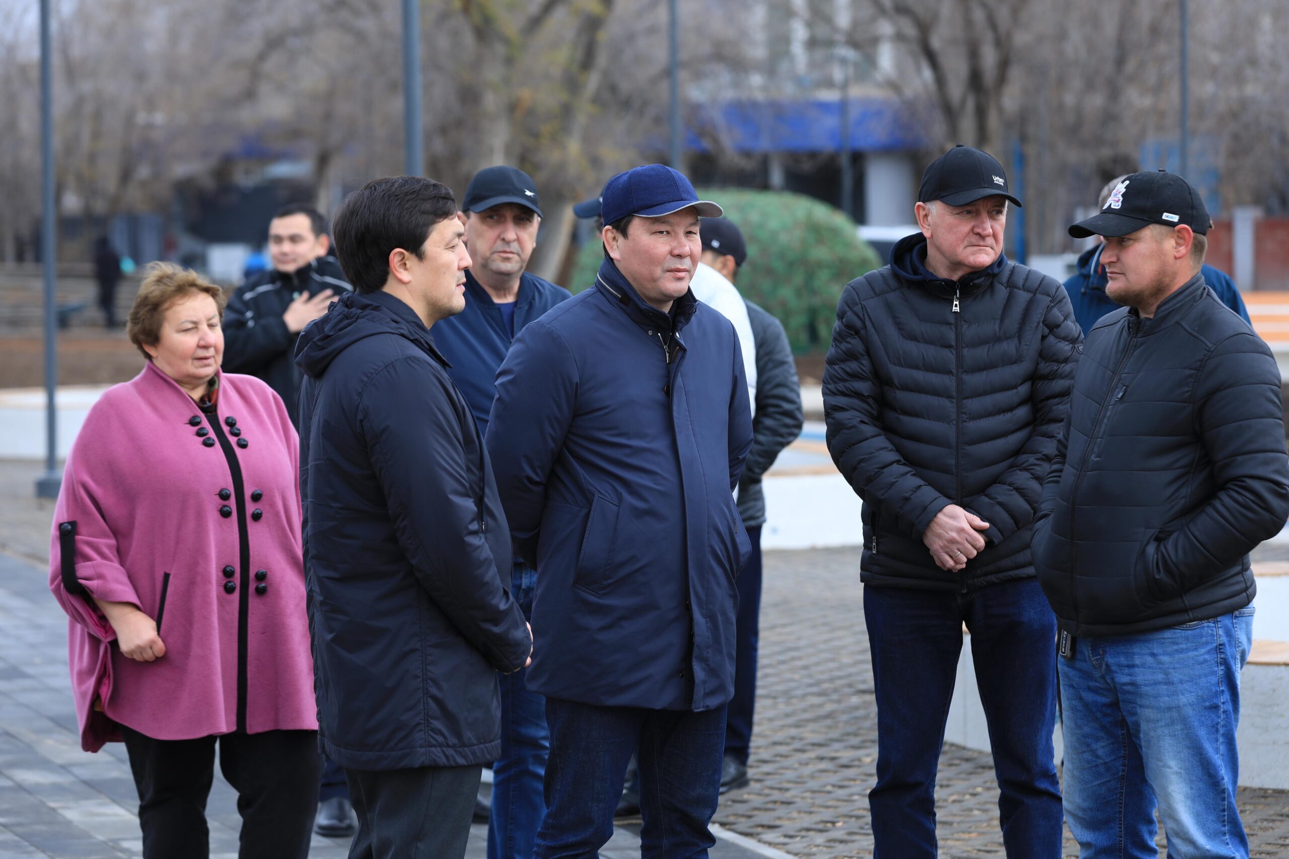 Аким Актюбинской области Асхат Шахаров ознакомился с ходом работ по благоустройству города.