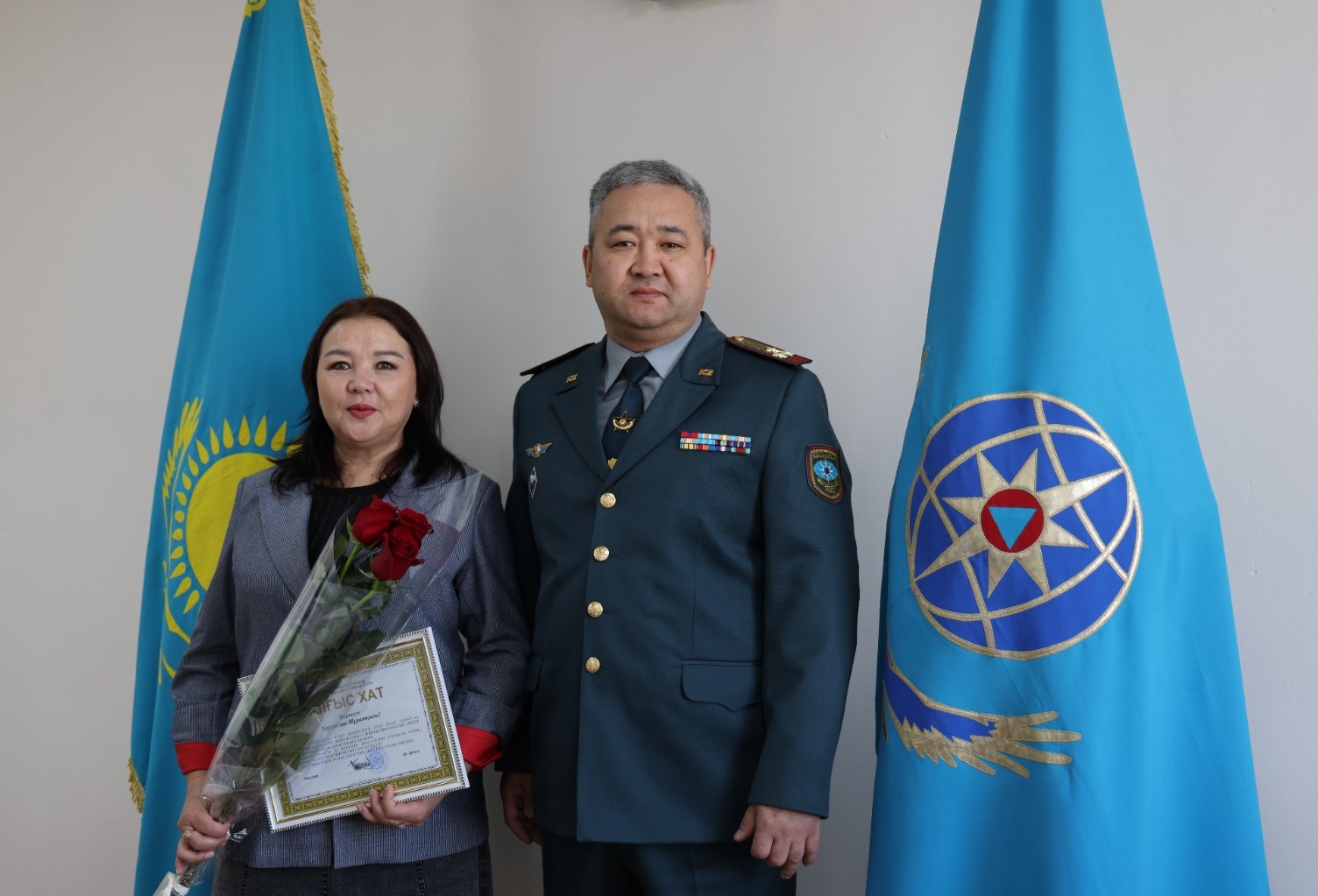 Благодарность за профессионализм и вклад в развитие гражданской защиты