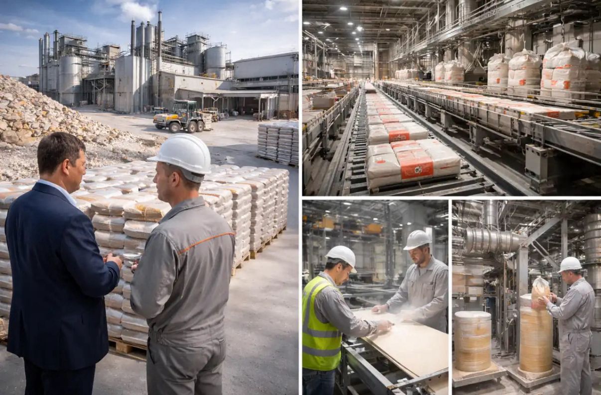 Предприятие «Жамбылгипс»: крупный центр производства строительных материалов в регионе