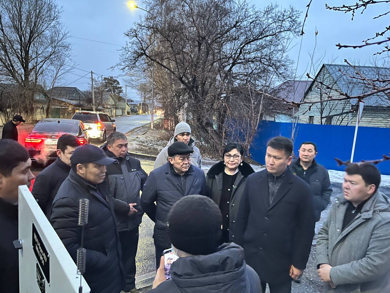 Ознакомление с ходом работ по ночному освещению в микрорайоне «Хутор»