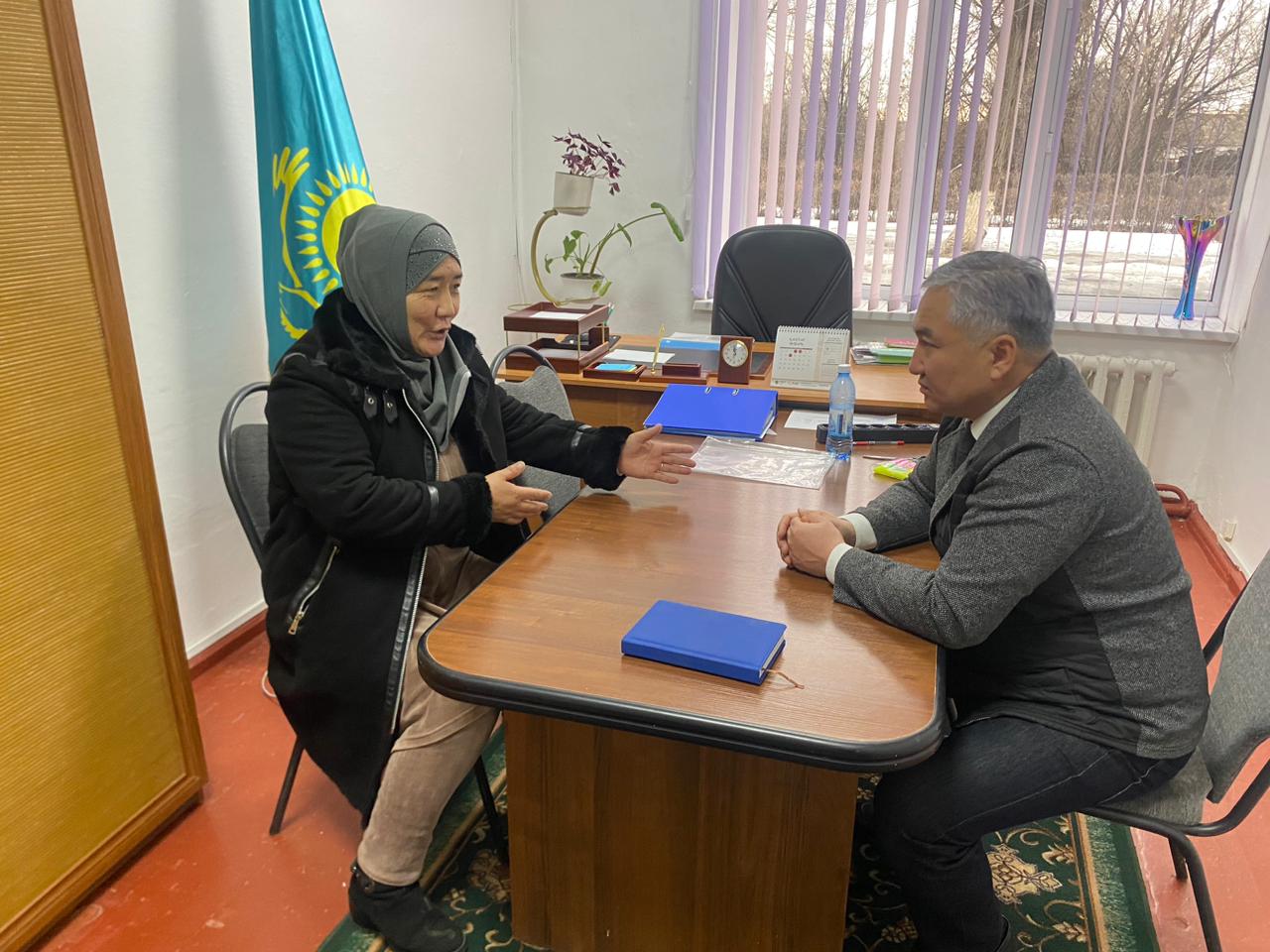 Ким Эдуард Афанасьевич провёл встречу с жителями села Жылыбулак