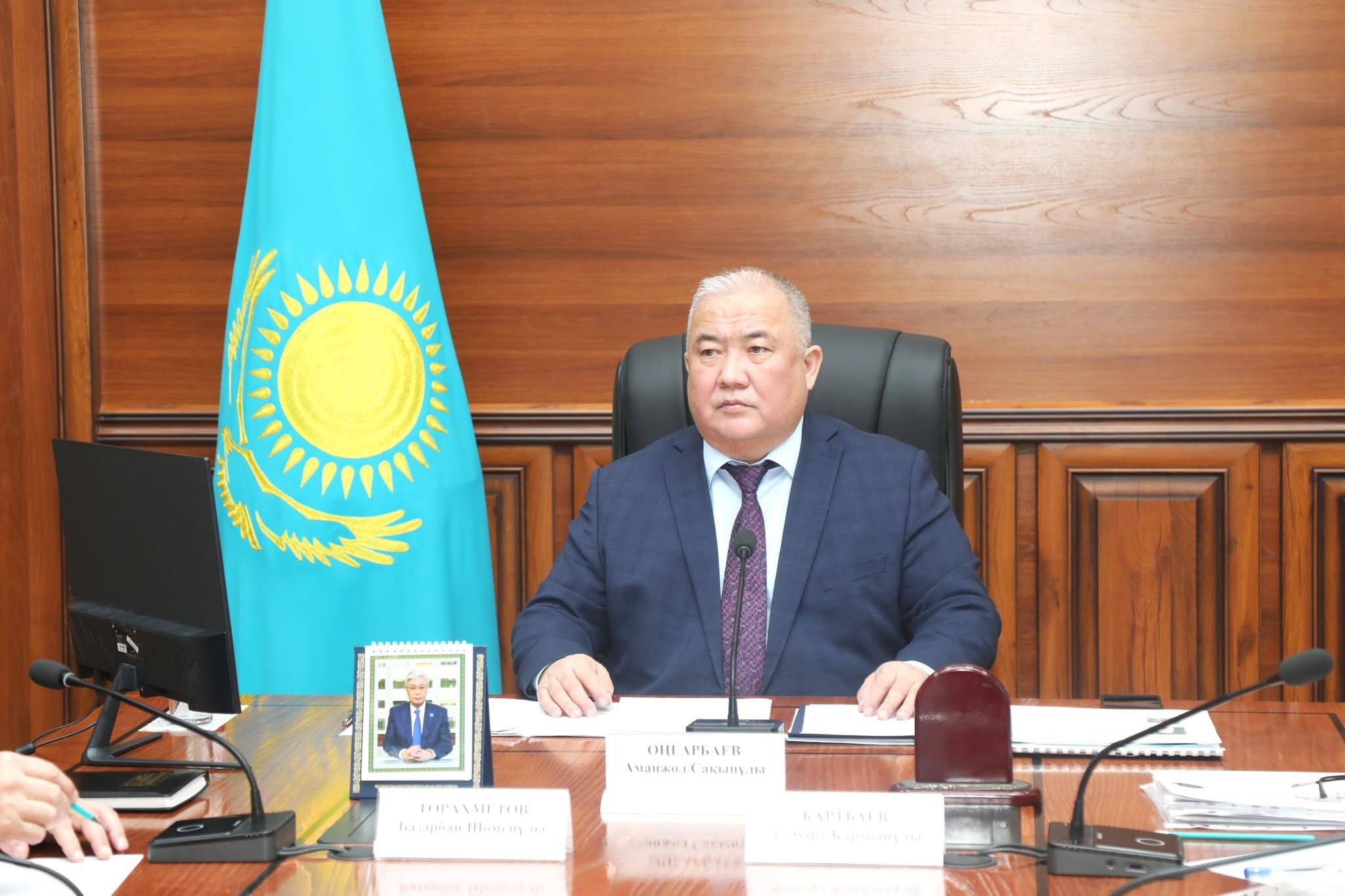 Аким района провёл приём представителей общественного объединения