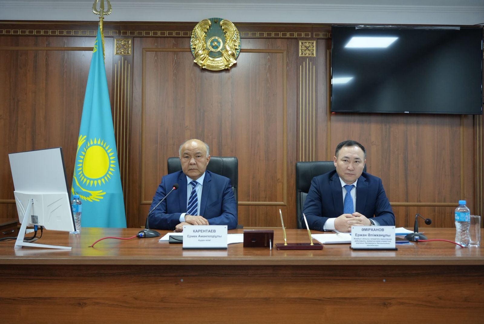 В Мойынкумском районе подведены итоги осеннего призыва и усилена подготовка к весенней кампании