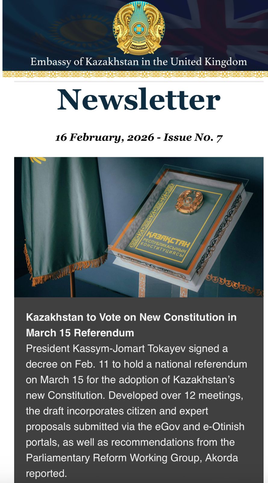 Newsletter – 16.02.2026