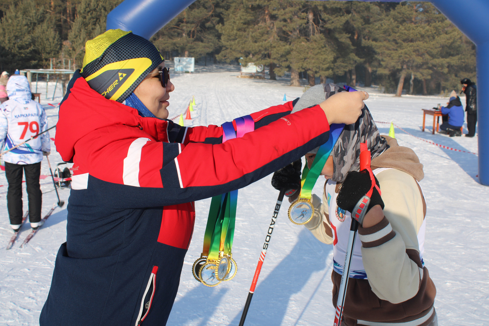 В КАРКАРАЛИНСКЕ ПРОШЁЛ V ОТКРЫТЫЙ ЛЫЖНЫЙ МАРАФОН
