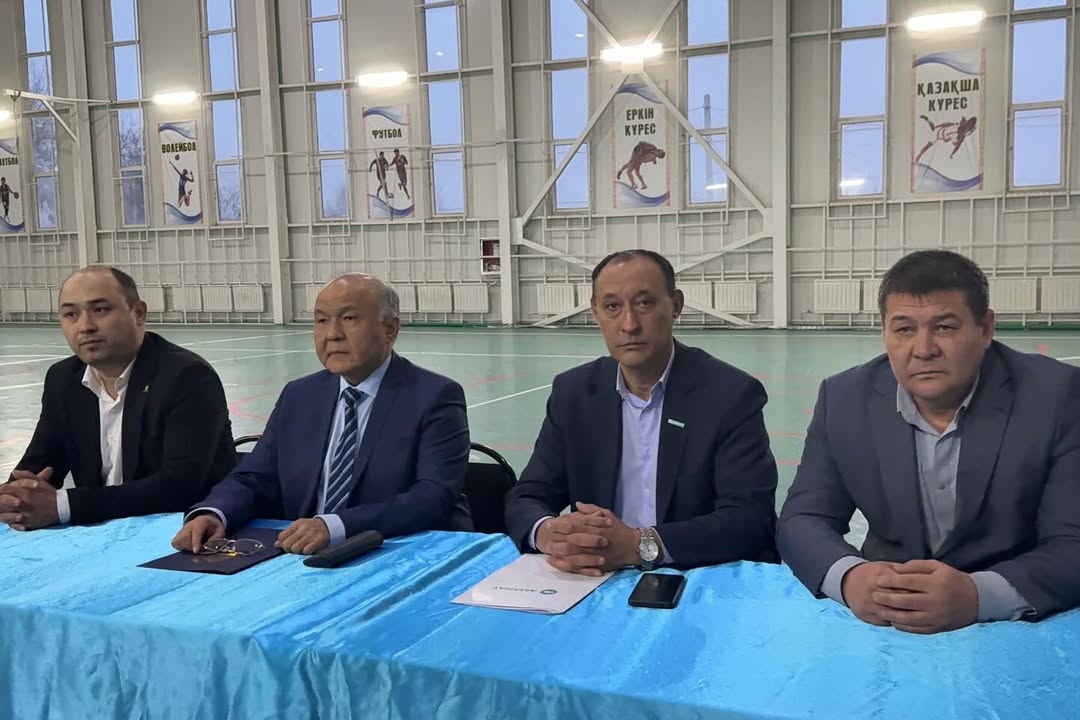 В Мойынкумском районе состоялась встреча с представителями спортивной сферы