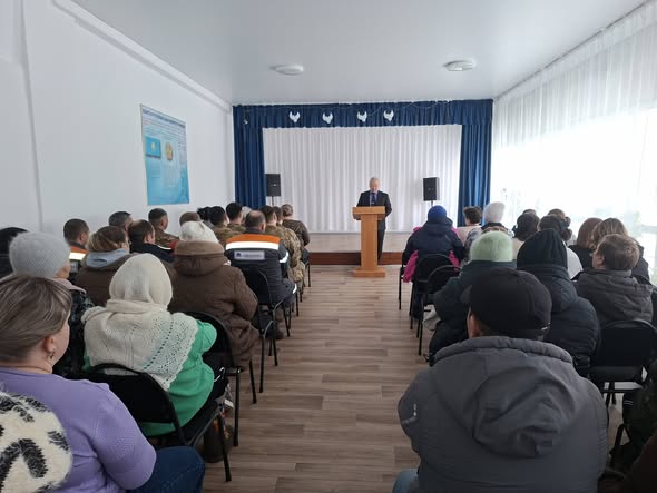 4 февраля 2026 года  в селе Налобино  состоялась встреча акима Налобинского сельского округа Мендекеева К.Е. с населением