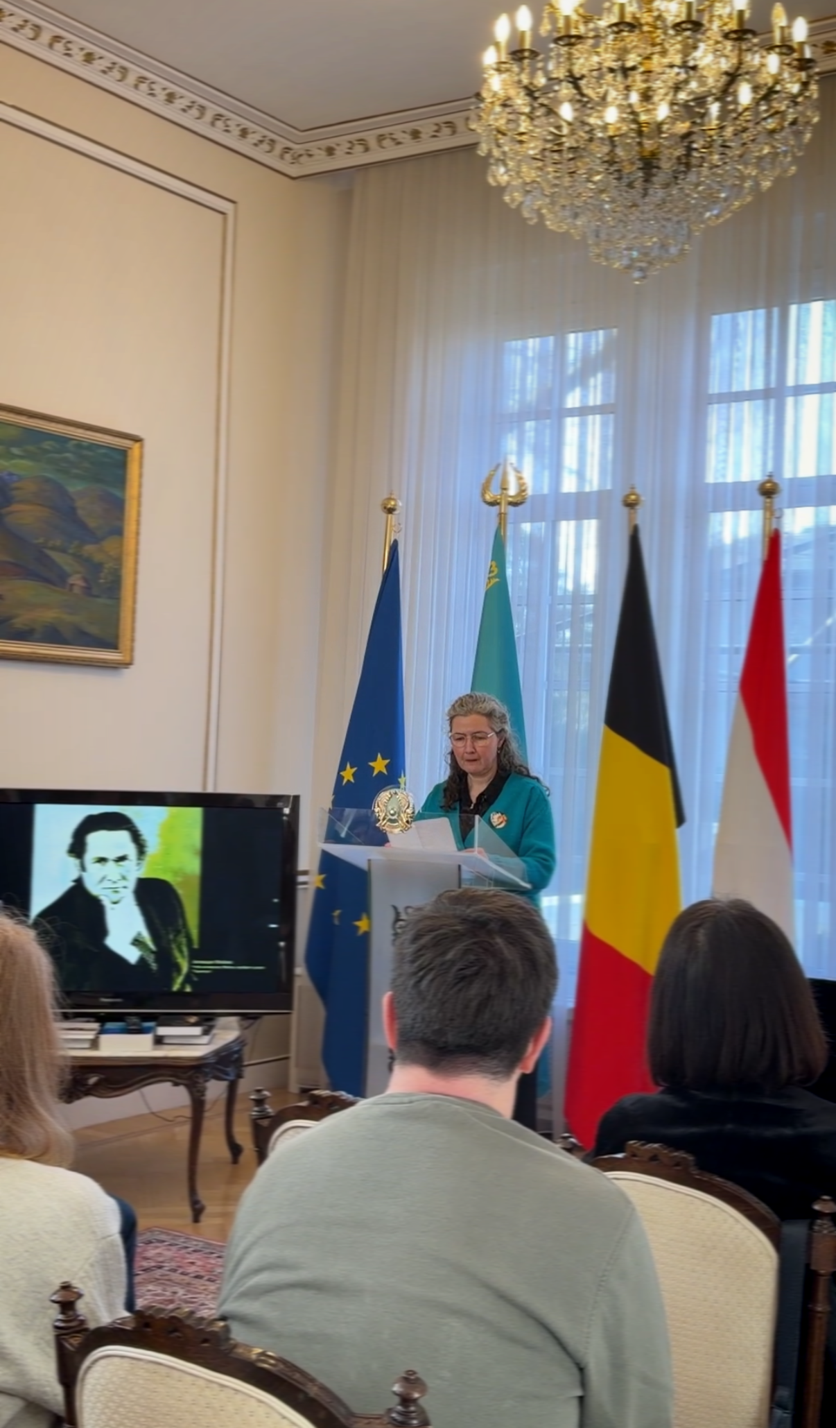 В Брюсселе прошло поэтическое мероприятие, посвящённое Мукагали Макатаеву