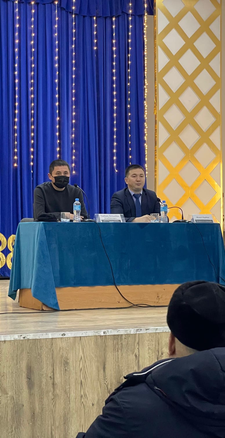 Встреча с избирателями Сарабинского и Булаксайского сельских округов.