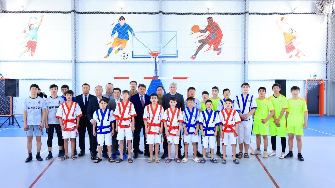 В Карагандинской области продолжают развивать спортивную инфраструктуру сёл