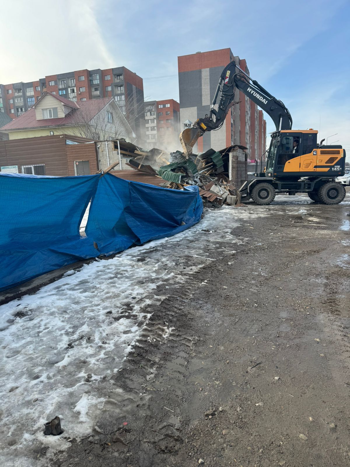 Незаконный обьект снесен