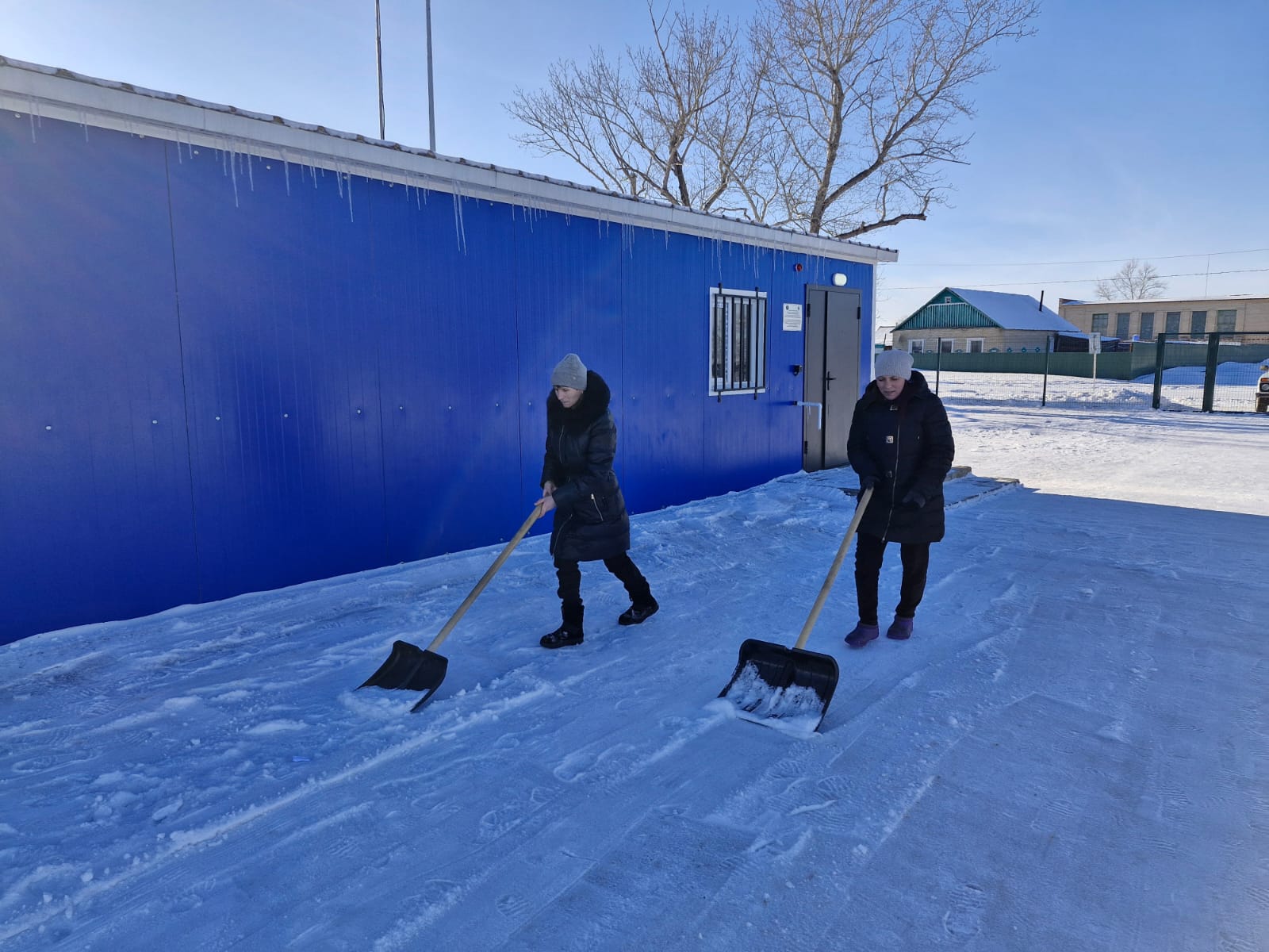 Поддержание чистоты и порядка на территории ПРВ