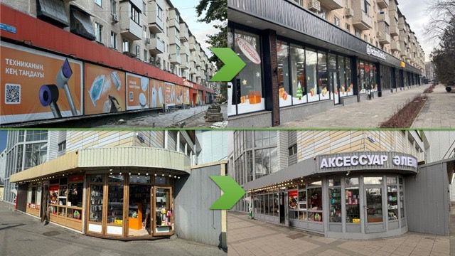 В Жетысуском районе Алматы предприниматели участвуют в благоустройстве улиц