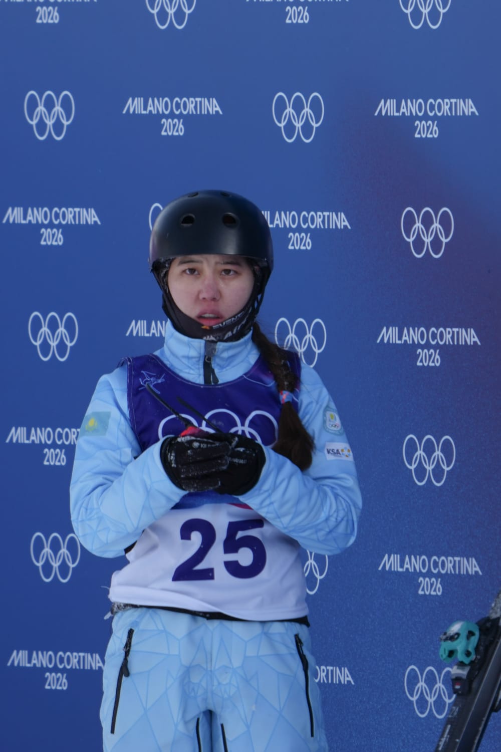 Аяна Жолдас выступила на Олимпиаде в Милане