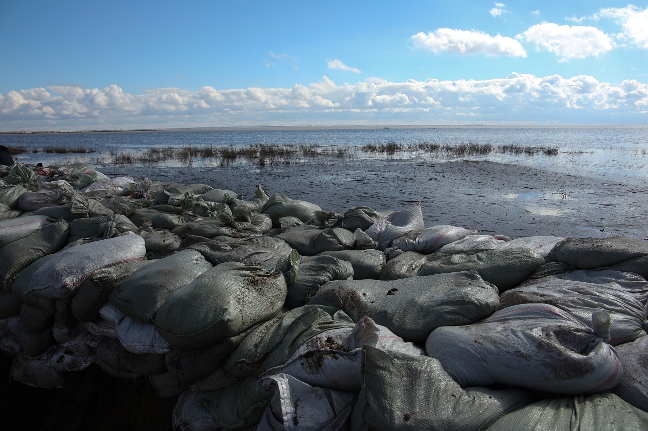 Сандыктауский район усиливает инженерную защиту от весенних паводков