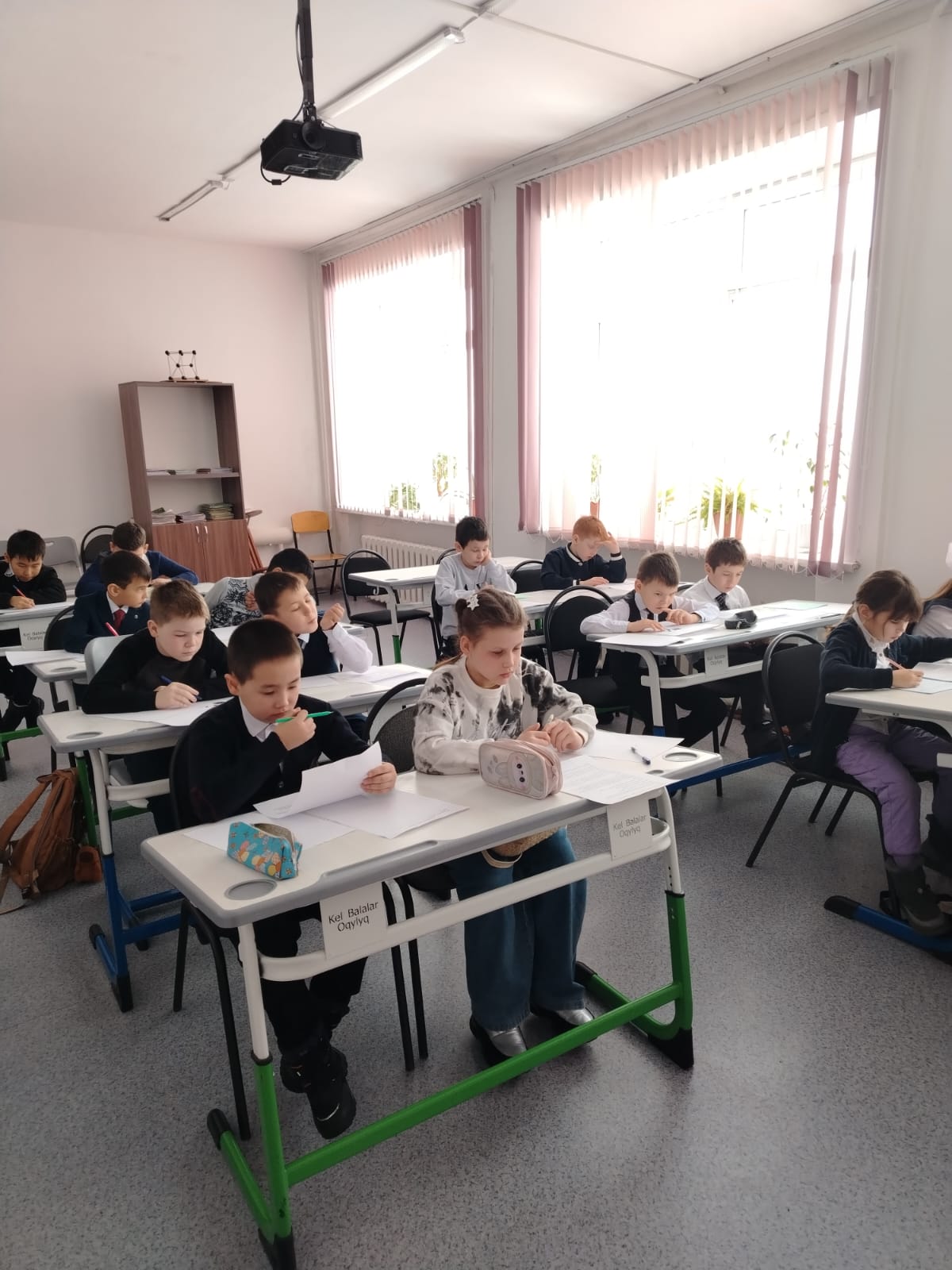 17 февраля в районе проведён районный этап математической олимпиады «Бастау» среди учащихся 2–4 классов.