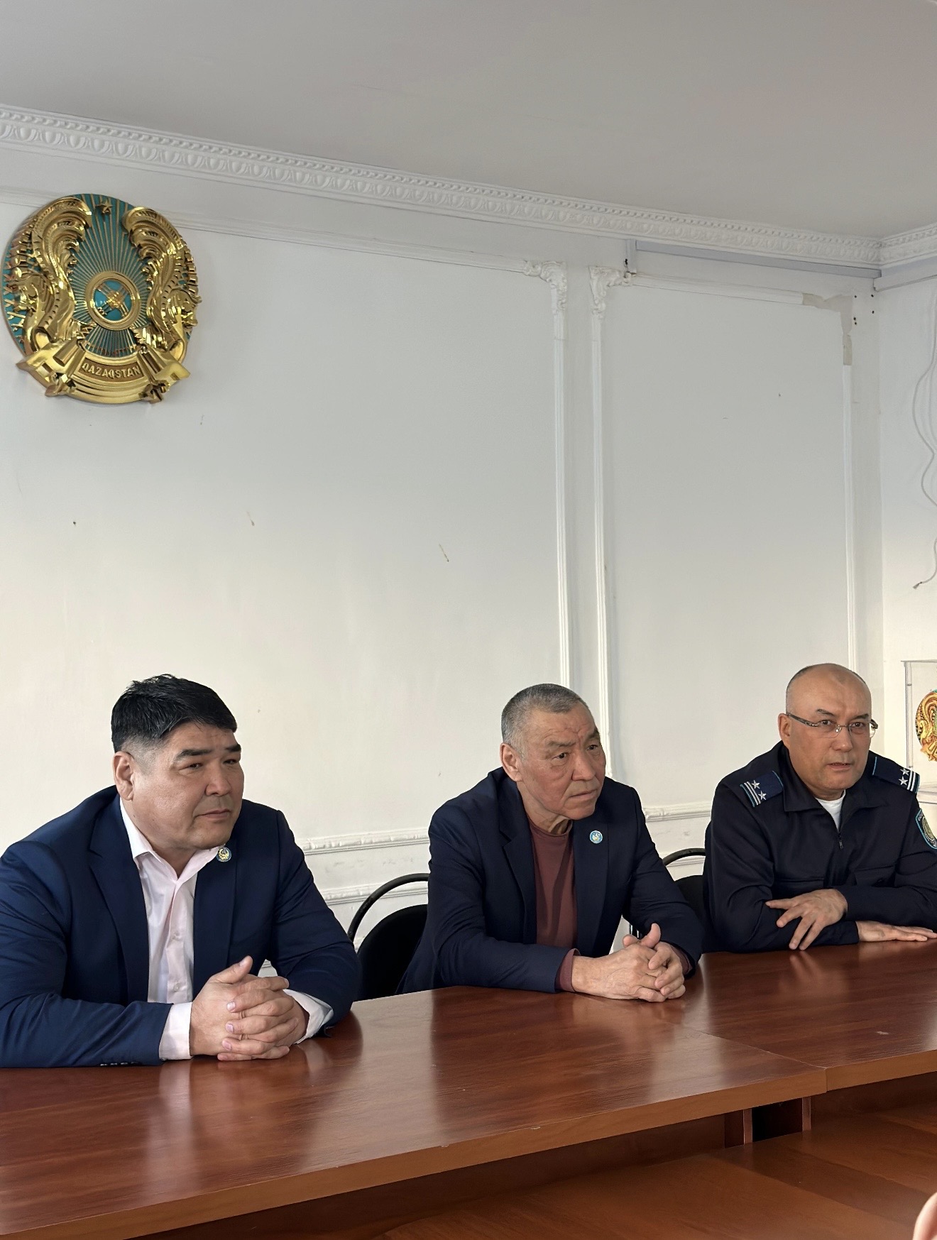 В учреждении №75 Департамента уголовно-исполнительной системы по Атырауской области состоялась плановая встреча с участием ветеранов органов внутренних дел и сотрудников учреждения.