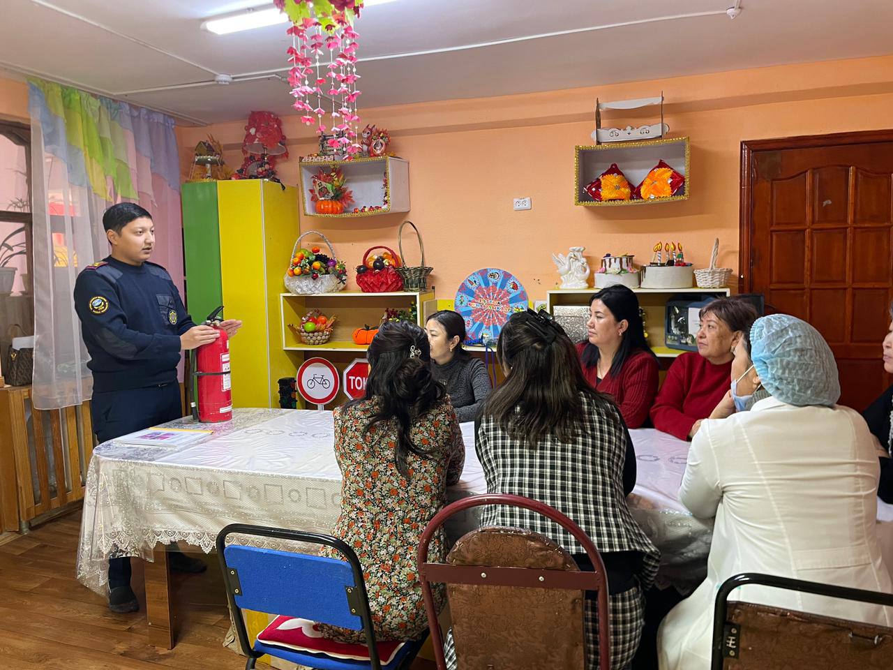 В Сарысуском районе проведена разъяснительная работа по безопасности в детском саду