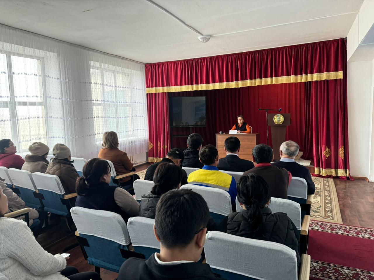 18 февраля 2026 года в Аккольском сельском округе Таласского района состоялась встреча.