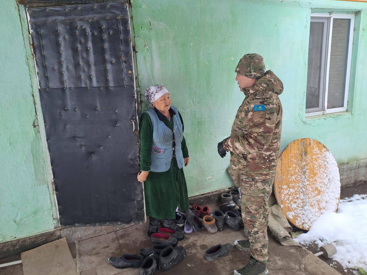 В Меркенском районе проведены профилактические работы по пожарной безопасности