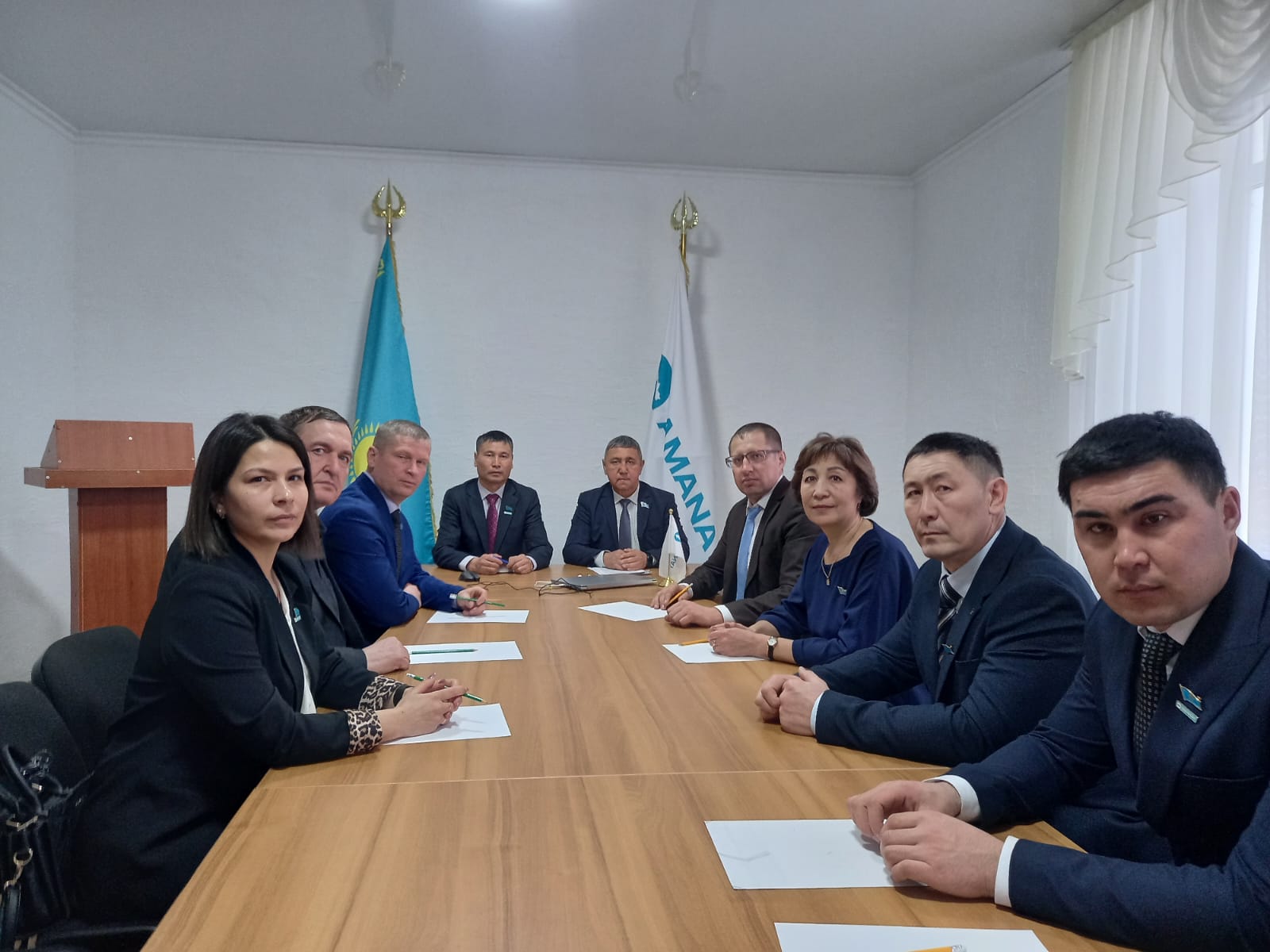 Заседание  депутатской фракции партии «AMANAT»