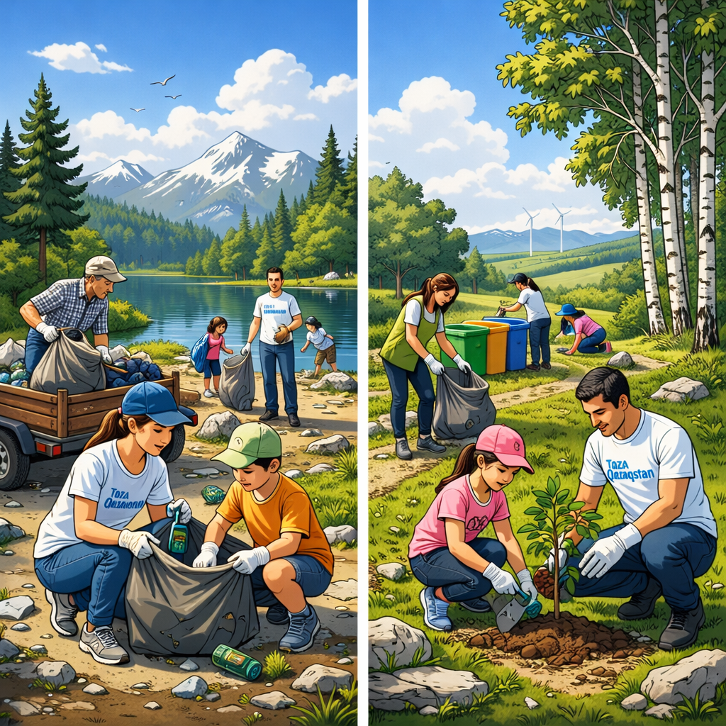 Таза Қазақстан — это путь, который начинается с уважения к природе и окружающей среде.