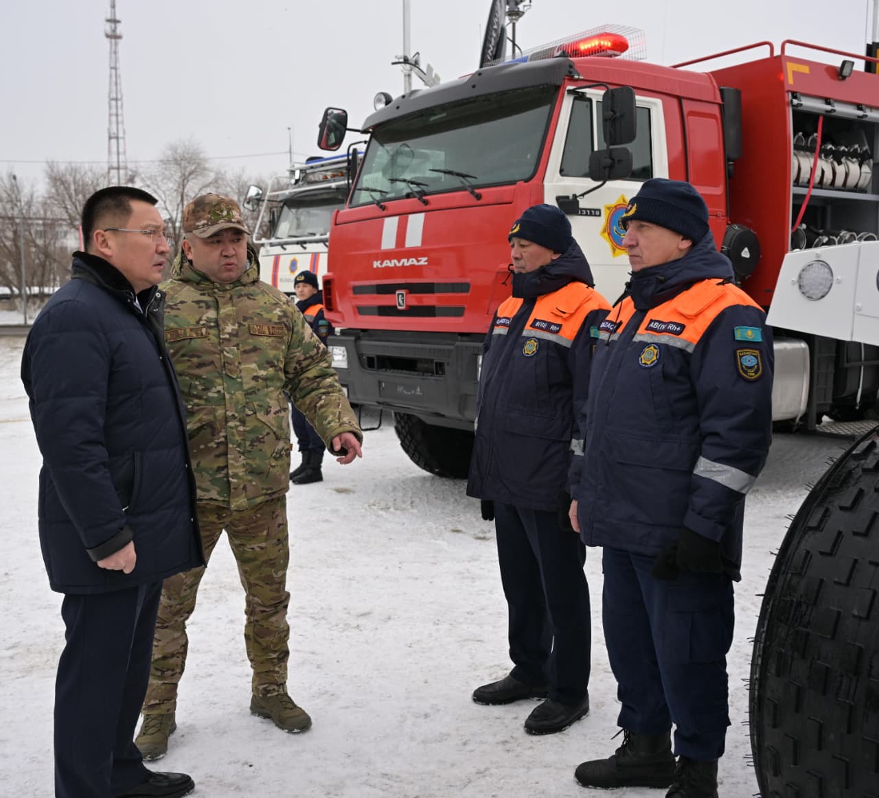 Асаин Байханов проверил готовность спасательных служб Павлодарской области
