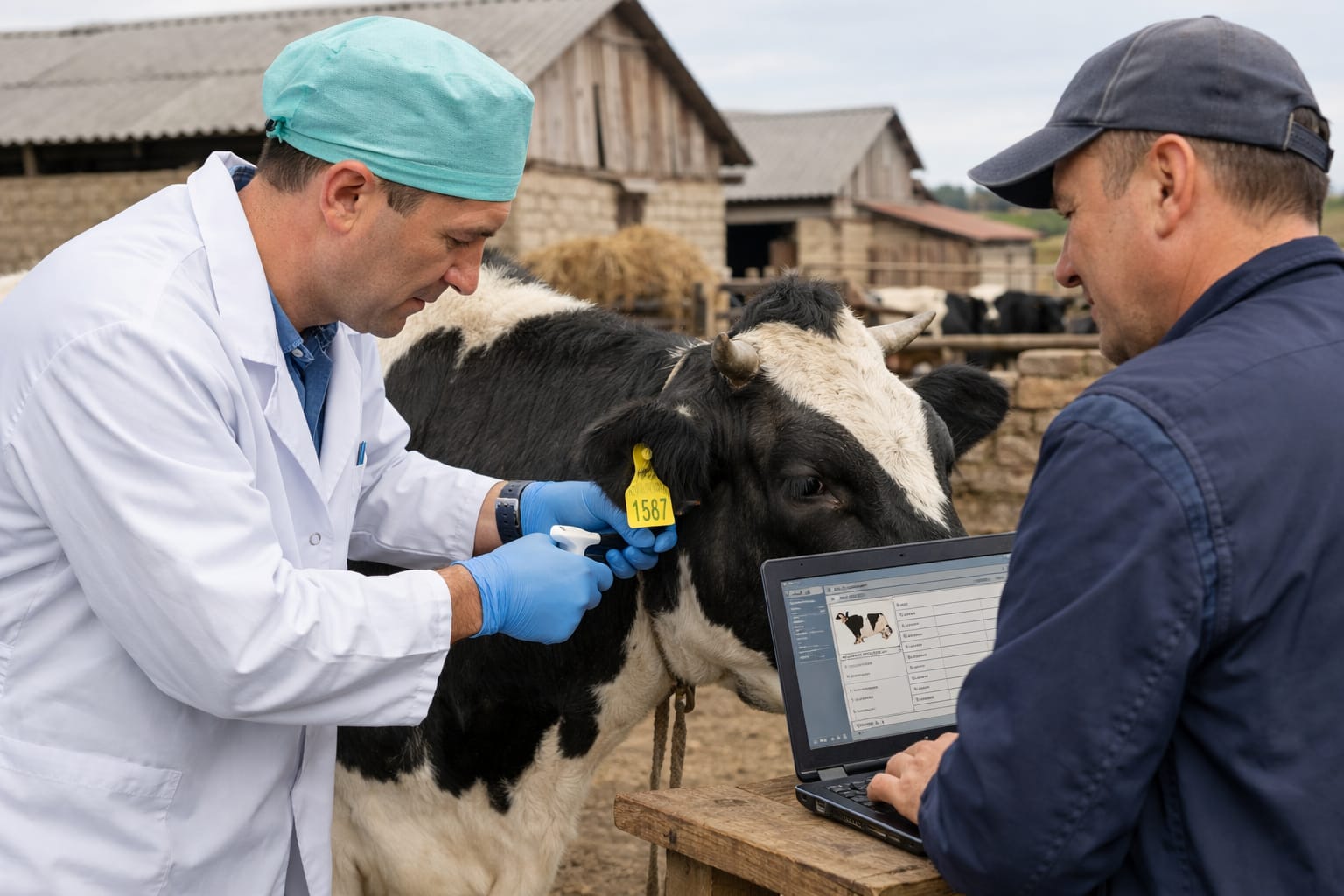 Жителям села была проведена разъяснительная работа о целесообразности установки устройства для отслеживания передвижения крупного рогатого скота с помощью чипа.