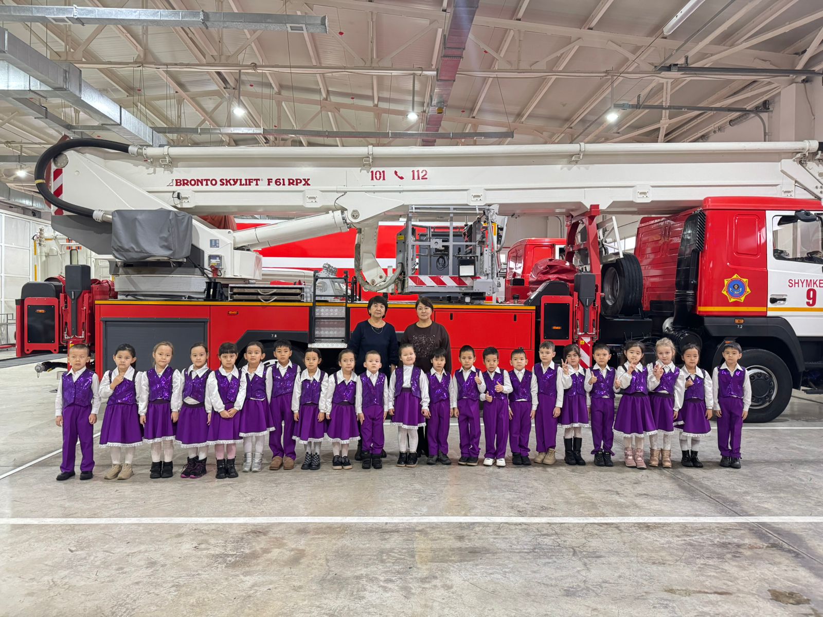 Воспитанники детского сада в гостях у пожарных