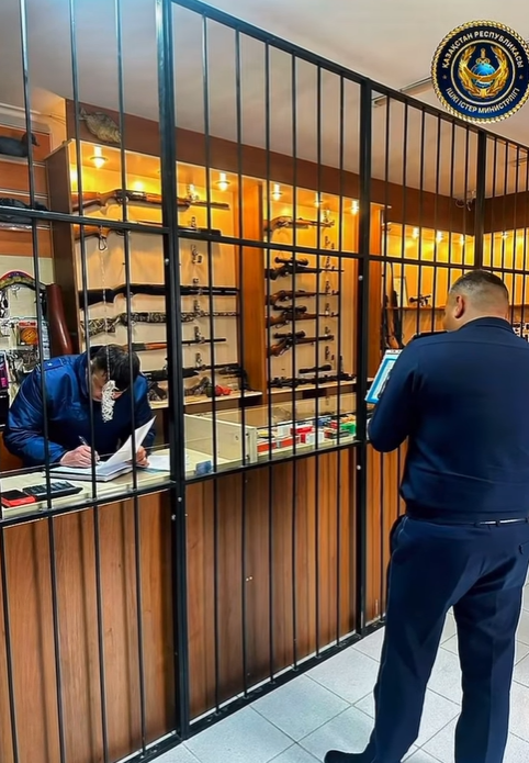 В Мангистауская область проведено оперативно-профилактическое мероприятие «Служебное оружие»