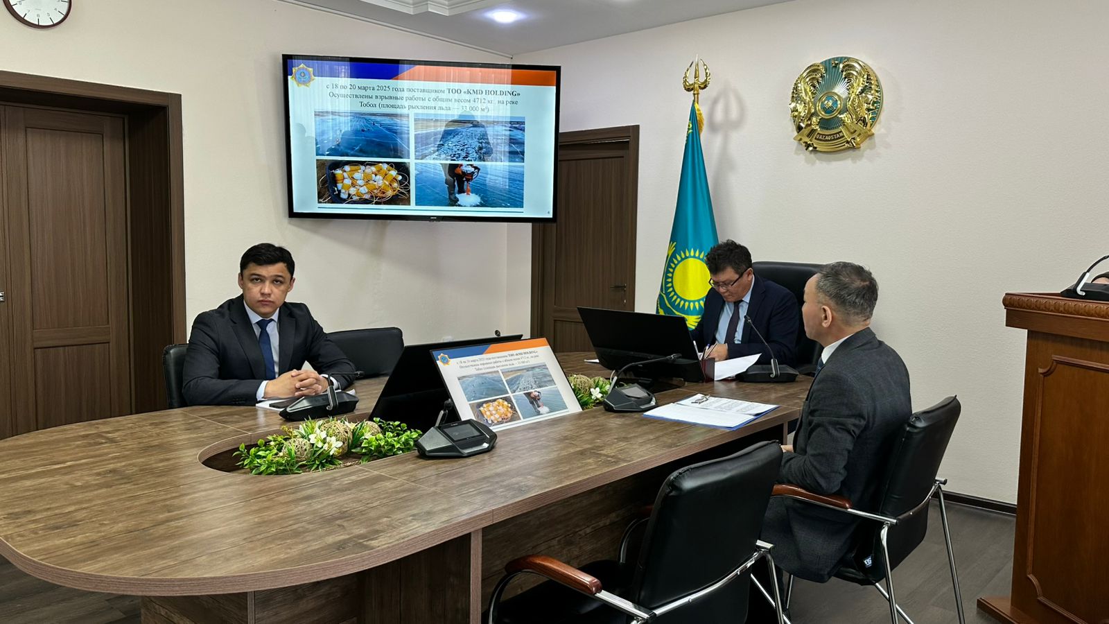 По поручению акима области в Костанайском районе проводится комплексная подготовка к паводковому периоду