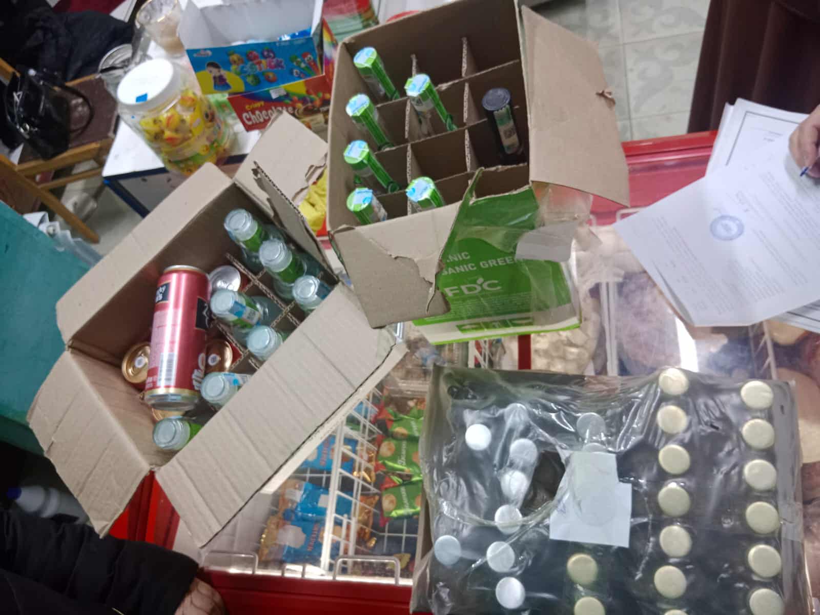 48 единиц алкогольной продукции были переданы в КГУ «Кармакшинский районный отдел экономики и финансов» для обращения в доход государства