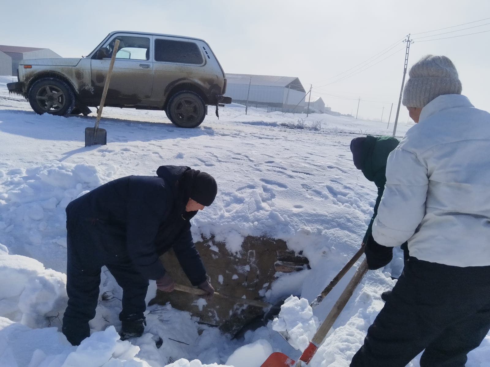 Противопаводковые работы в Баракпайском сельском округе