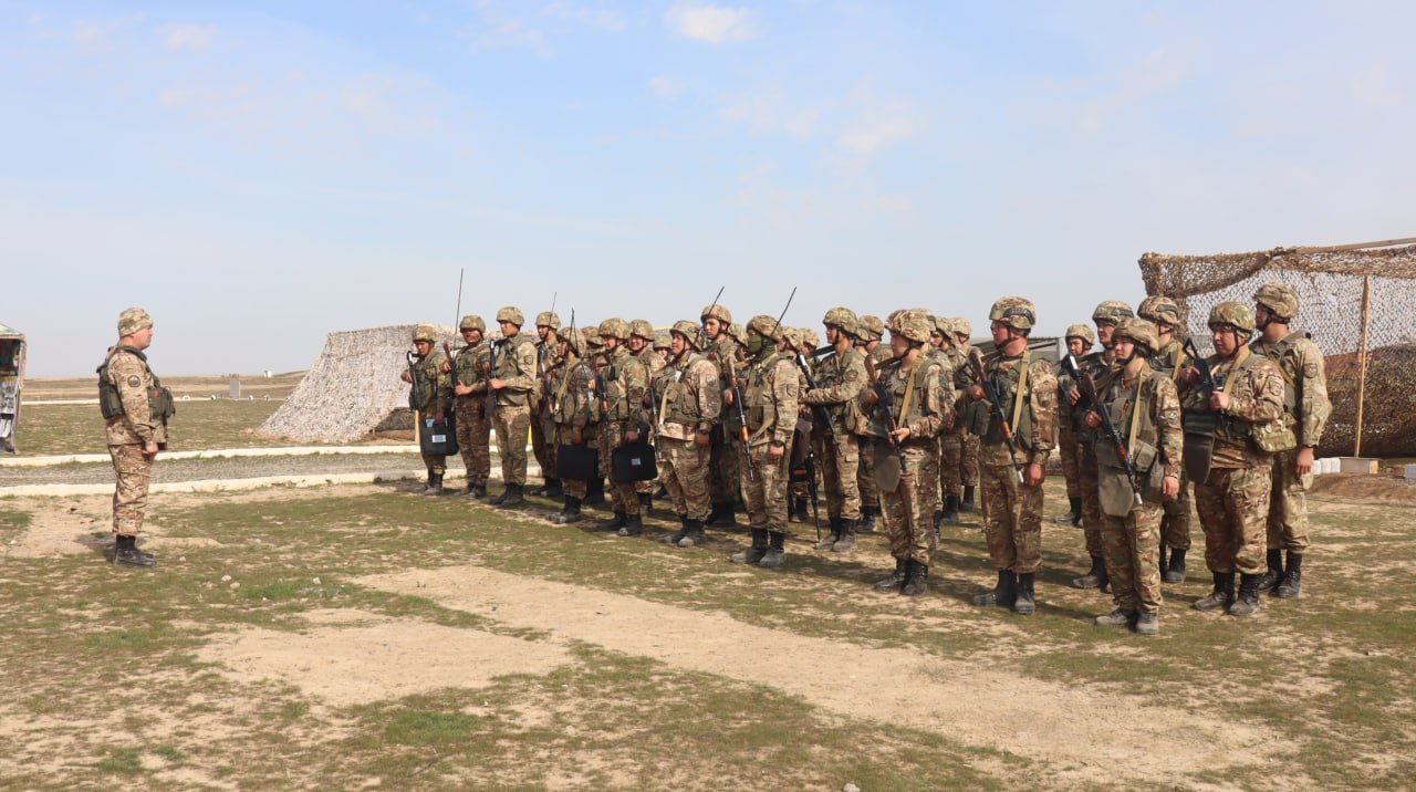 В Туркестанской области на полигоне «Арыс» прошло ротное тактическое учение